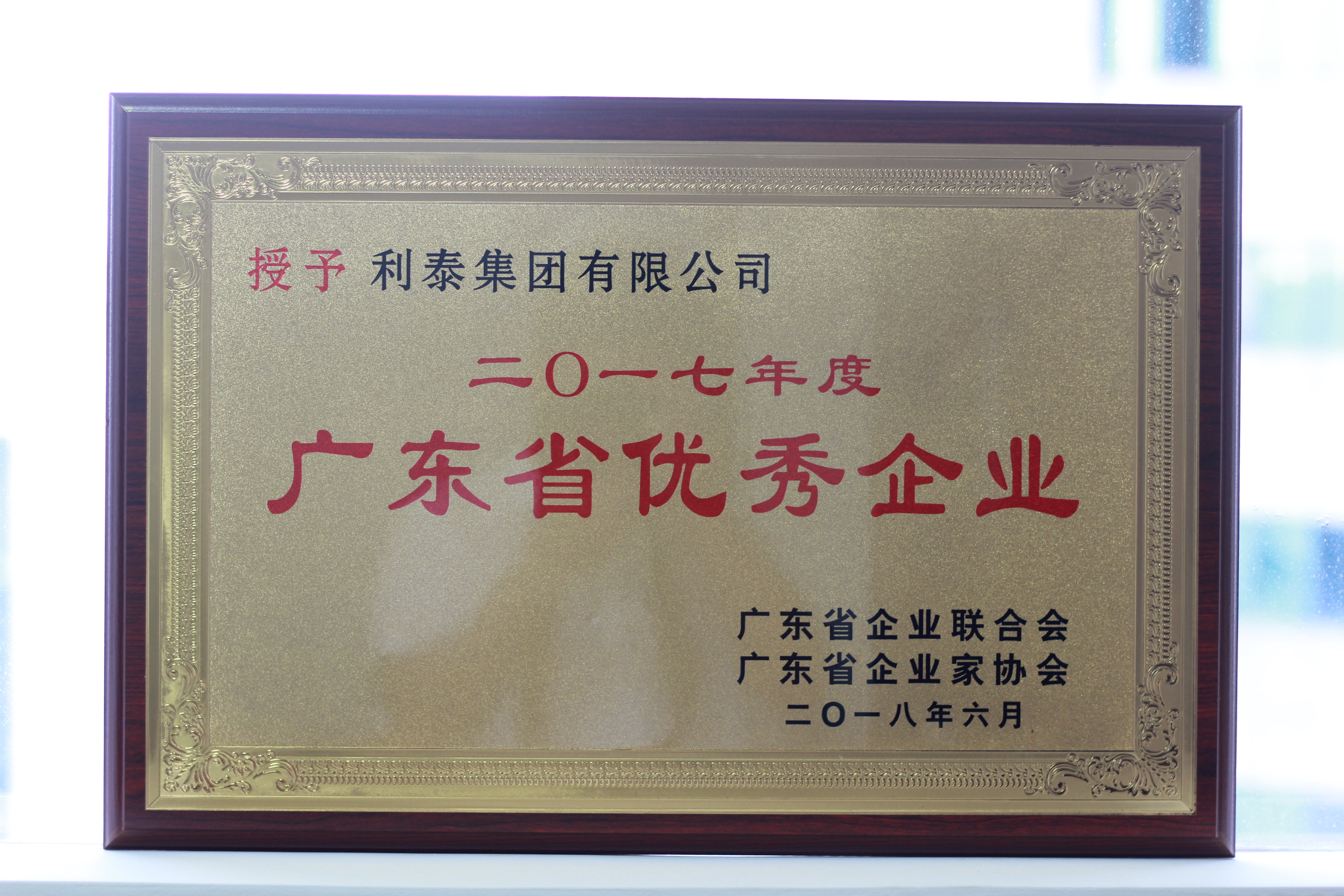 2017年度广东省优秀企业