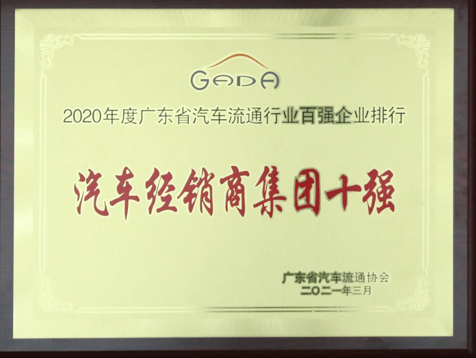 汽车经销商集团十强