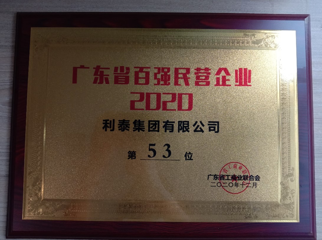 广东省百强民营企业-53位